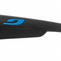 J4008014MAT BLACK-CYAN BLUE LOGO